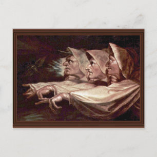 Cartão Postal As Três Bruxas Inglês - As Irmãs Estranhas Ou T