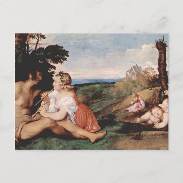 Cartão Postal As Três Idades do Homem (Frente)