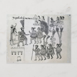 Cartão Postal As últimas renderizações do Imperador Cuauhtemo