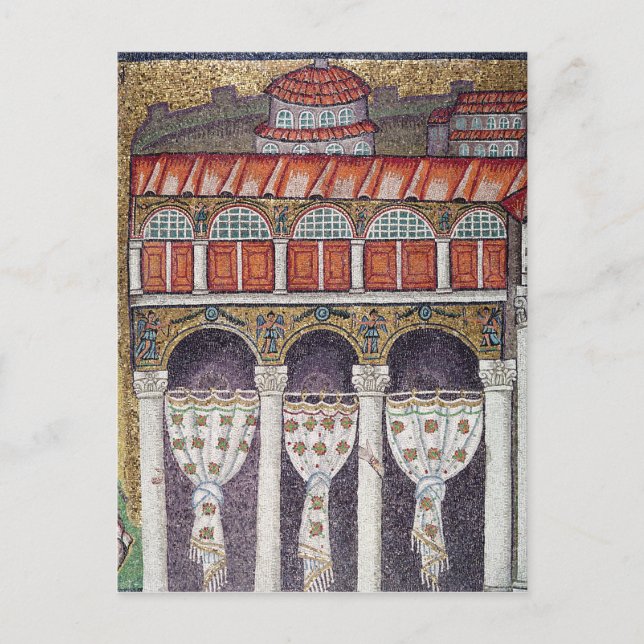 Cartão Postal Asa esquerda do Palazzo di Teodorico, 527-99 (Frente)