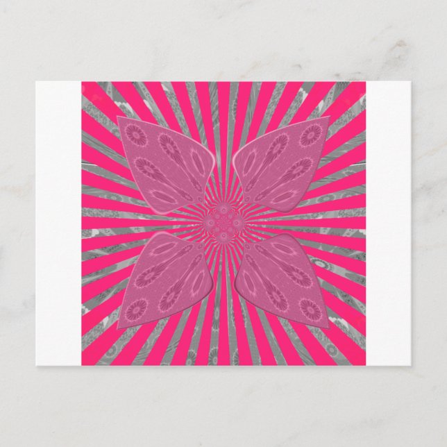 Cartão Postal Asas de Sangue Elétricas: Um Vividly Edgy e Belo (Frente)