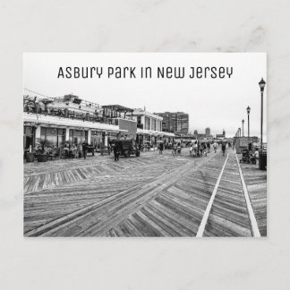 Cartão Postal Asbury Park Beach em Nova Jersey