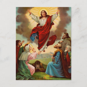 Cartão Postal Ascensão de Jesus ao Céu