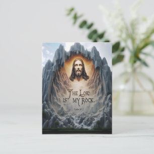 Cartão Postal Ascensão Divina: O Senhor É Minha Rocha