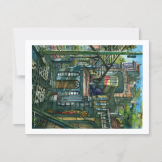 Cartão Postal Ascensor al atardecer 