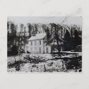 Cartão Postal Asham House perto de Beddingham, em East Sussex