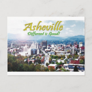 Cartão Postal Asheville… diferente é boa!
