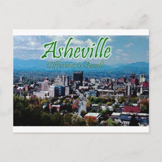 Cartão Postal Asheville... diferente é bom!