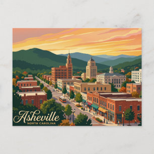 Cartão Postal Asheville EUA