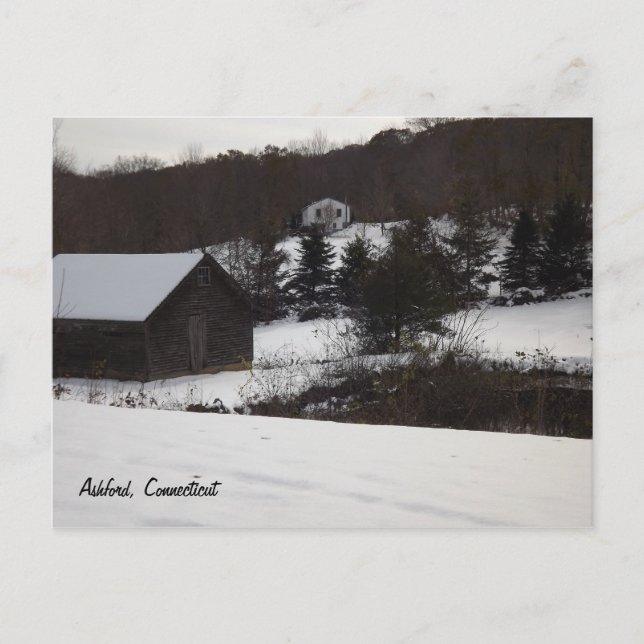 Cartão Postal Ashford, Cartão-postal de Connecticut (Frente)