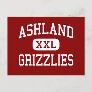 Cartão Postal Ashland - Grizzlies - Segundo grau - Ashland Orego