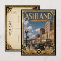 Ashland Kentucky Arte Deco Antiga Idade Dourada