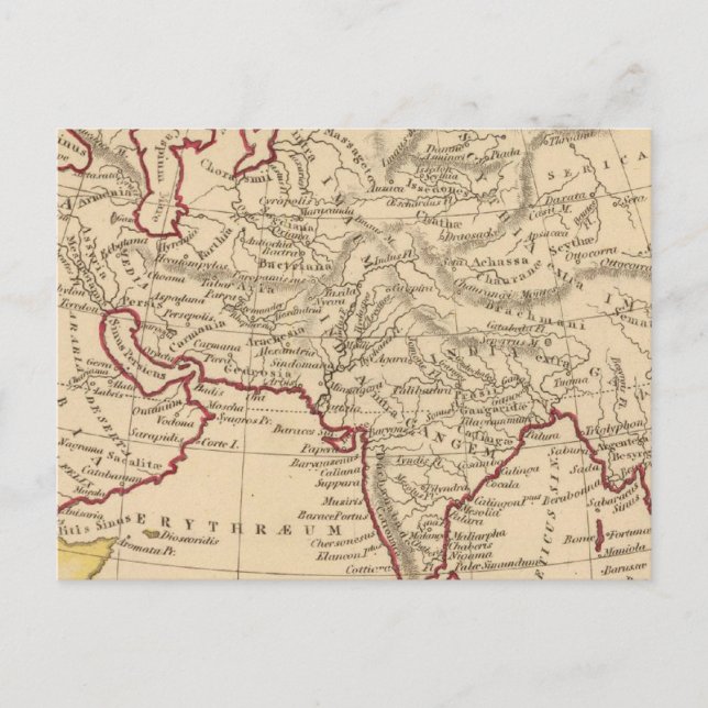 Cartão Postal Ásia Antiga (Frente)