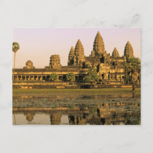 Cartão Postal Ásia, Camboja, Siem Reap. Angkor Wat.