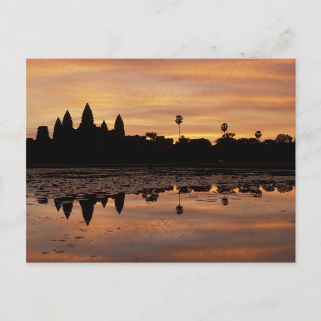 Cartão Postal Ásia, Camboja, Siem Reap, Angkor Wat (b. 12 (Frente)