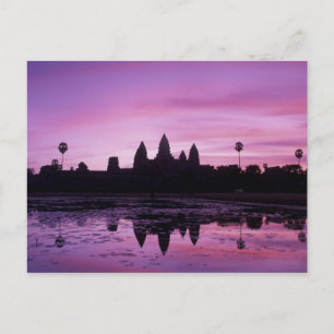 Cartão Postal Ásia, Camboja, Siem Reap, Angkor Wat (século XII)