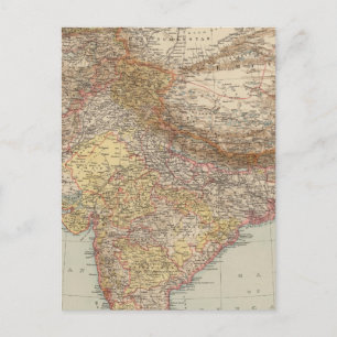 Cartão Postal Ásia Central, Índia