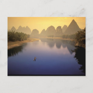 Cartão Postal Ásia, China, Província de Guangxi, Yangshuo. Sozin