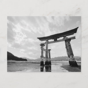 Cartão Postal Ásia, Japão, Myajima. Portão Torri 2