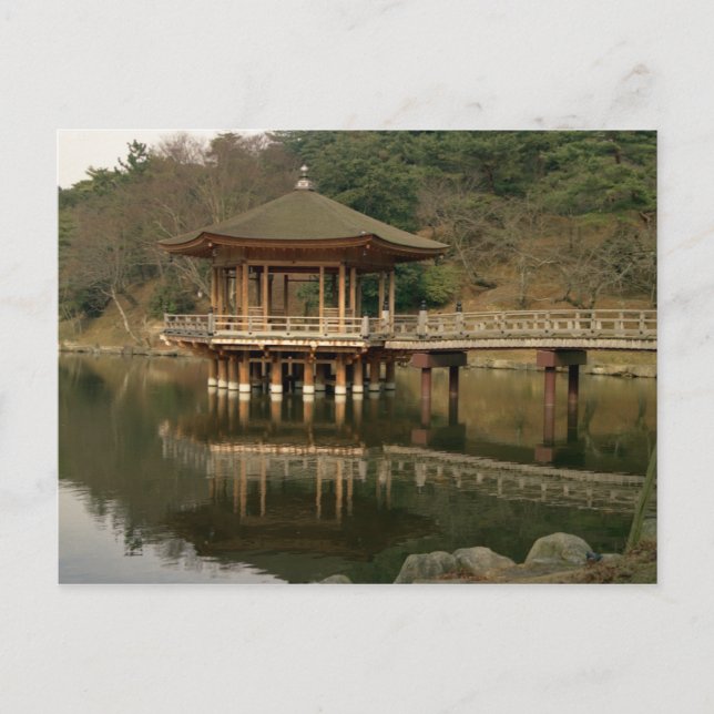 Cartão Postal Ásia, Japão, Nara, Templo em Nara (Frente)