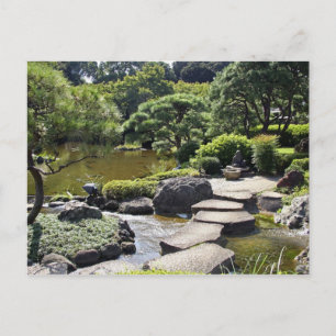Cartão Postal Ásia, Japão, Tóquio. O Jardim Japonês no