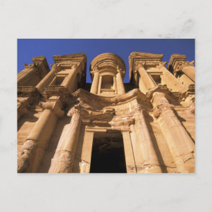 Cartão Postal Ásia, Jordânia, Petra. El Deir, O Mosteiro.