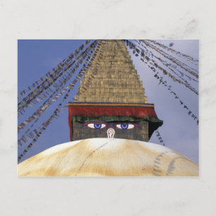 Cartão Postal Ásia, Nepal, Catmandu. Estupa de Bouddhanath. 2