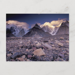 Cartão Postal Ásia, Paquistão, Cordilheira Karakoram, Broad e