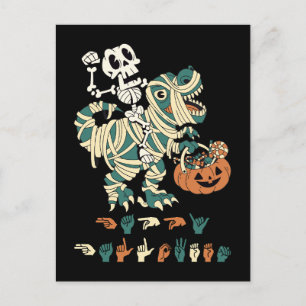Cartão Postal ASL Happy Halloween II - Festa de Spooky