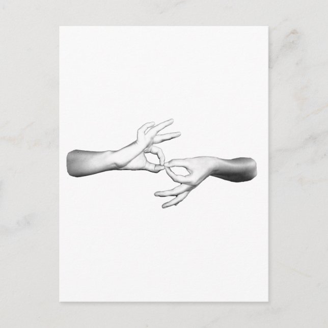 Cartão Postal ASL Interpreter (Frente)