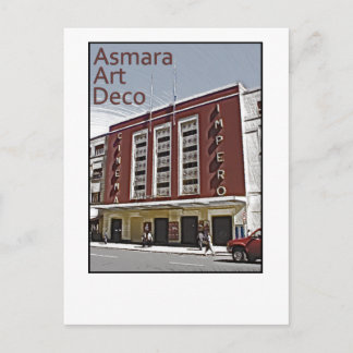 Cartão Postal Asmara Art Deco - Cinema Impero