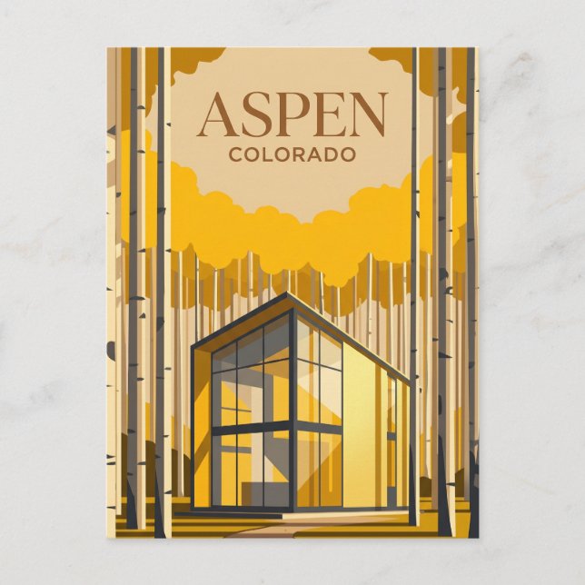 Cartão Postal Aspen EUA (Frente)
