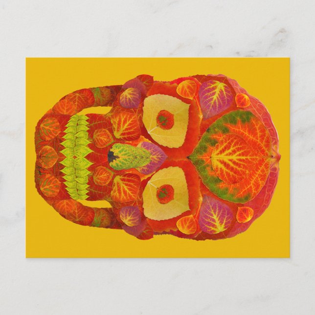 Cartão Postal Aspen Folha Crânio 16 (Frente)