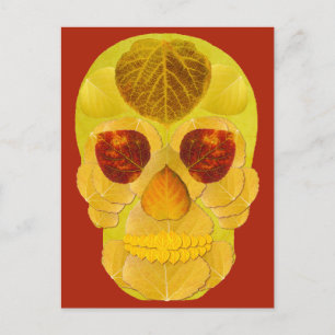 Cartão Postal Aspen Folha Skull 1