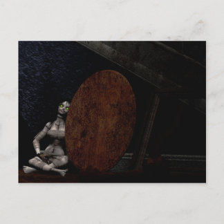 Cartão Postal Áspero e abandonado