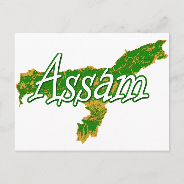 Cartão Postal Assam (Frente)