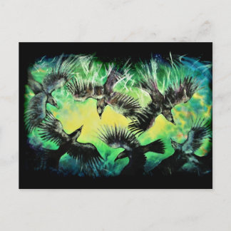 Cartão Postal Assassinato de corvos