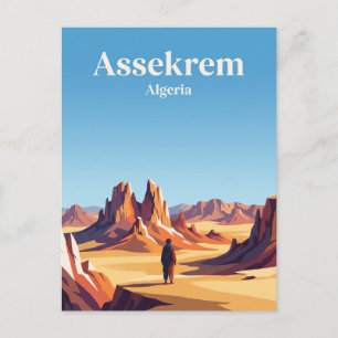 Cartão Postal Assekrem Argélia