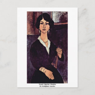 Cartão Postal Assento Na Argélia, Almaiisa, Por Modigliani Amede