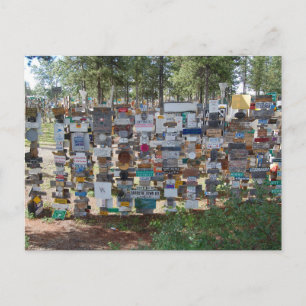 Cartão Postal Assinar Floresta Posta, Lago Watson, Yukon