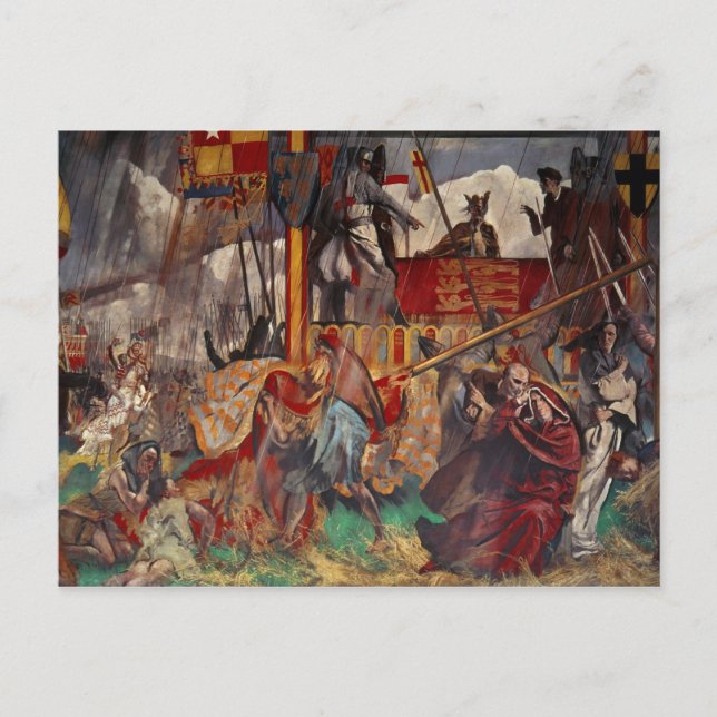 Cartão Postal Assinatura da Carta Magna, 1215 (Frente)