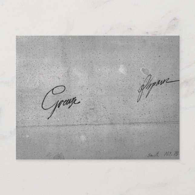 Cartão Postal Assinatura de Jean-Baptiste Greuze (Frente)