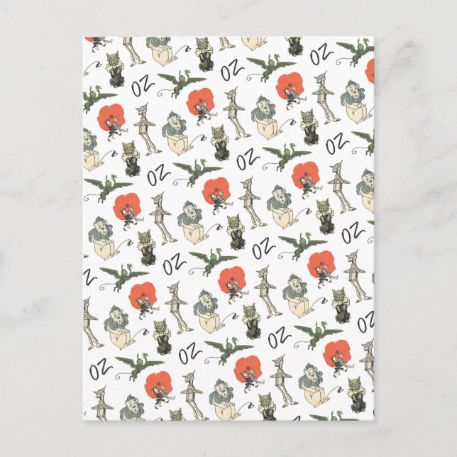 Cartão Postal Assistente de Caracteres Oz (Frente)