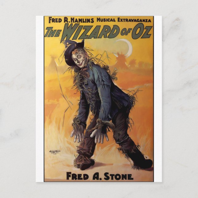 Cartão Postal Assistente De Oz (Frente)
