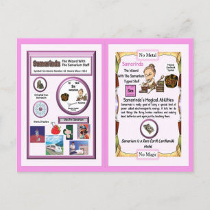 Cartão Postal Assistente de Samarinda - Elemento de Samário