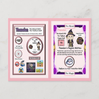 Cartão Postal Assistente de Thanelen - Elemento de Thallium
