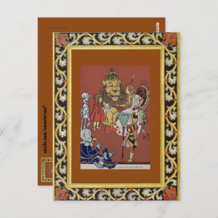 Cartão Postal Assistente do Cartão-postal Oz