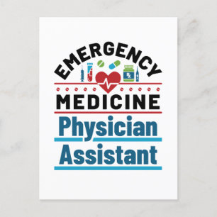 Cartão Postal Assistente médico de emergência