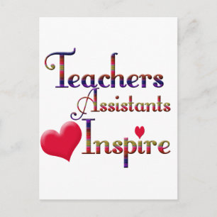Cartão Postal Assistentes de Professores Inspire