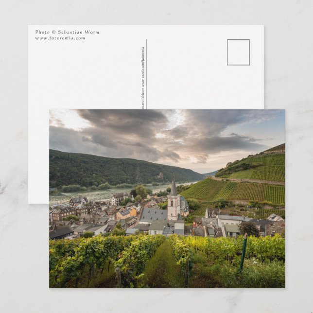 Cartão Postal Assmannshausen (Frente/Verso)